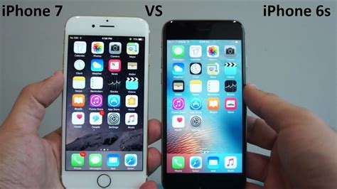 difference between iphone 6s and 7.